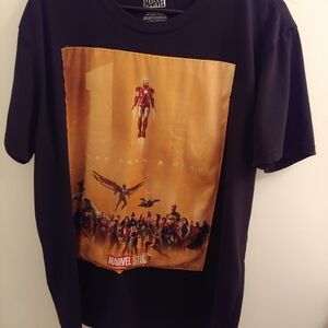 Marvel Black Graphic T-Shirt